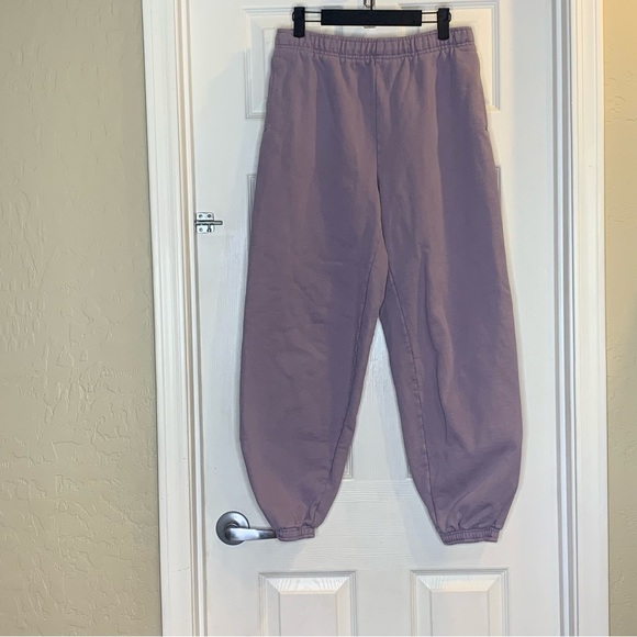 Aritzia TNA Extra Fleece Sweatpants Purple Size Small - Picture 10 of 11